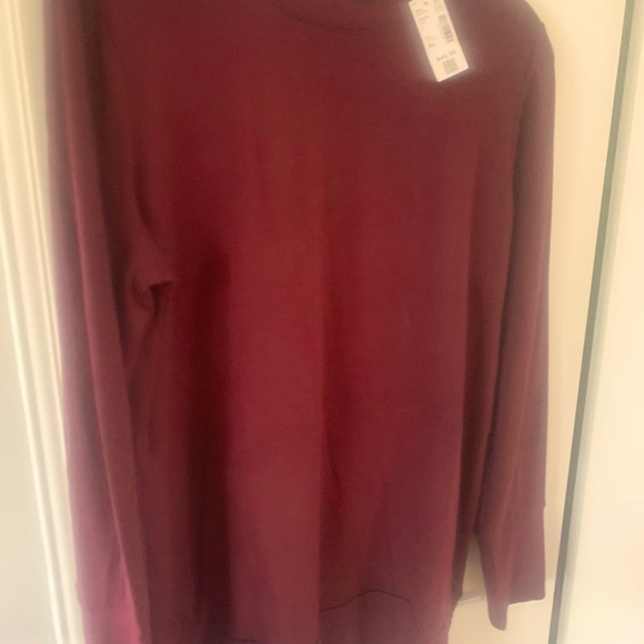Reitmans hyba burgundy NWT size XL TUNIC length - Picture 1 of 3